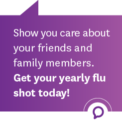 show you care, get your yearly flu shot
