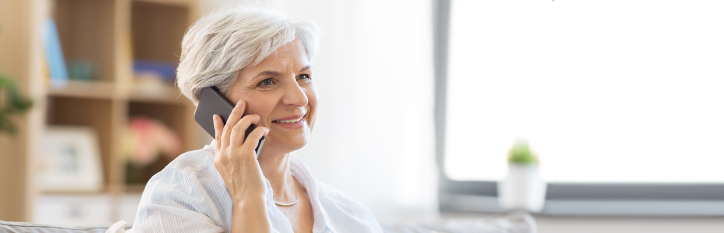 Woman on cell phone